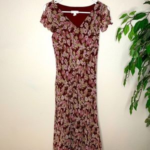 1920s inspired floral spring dress